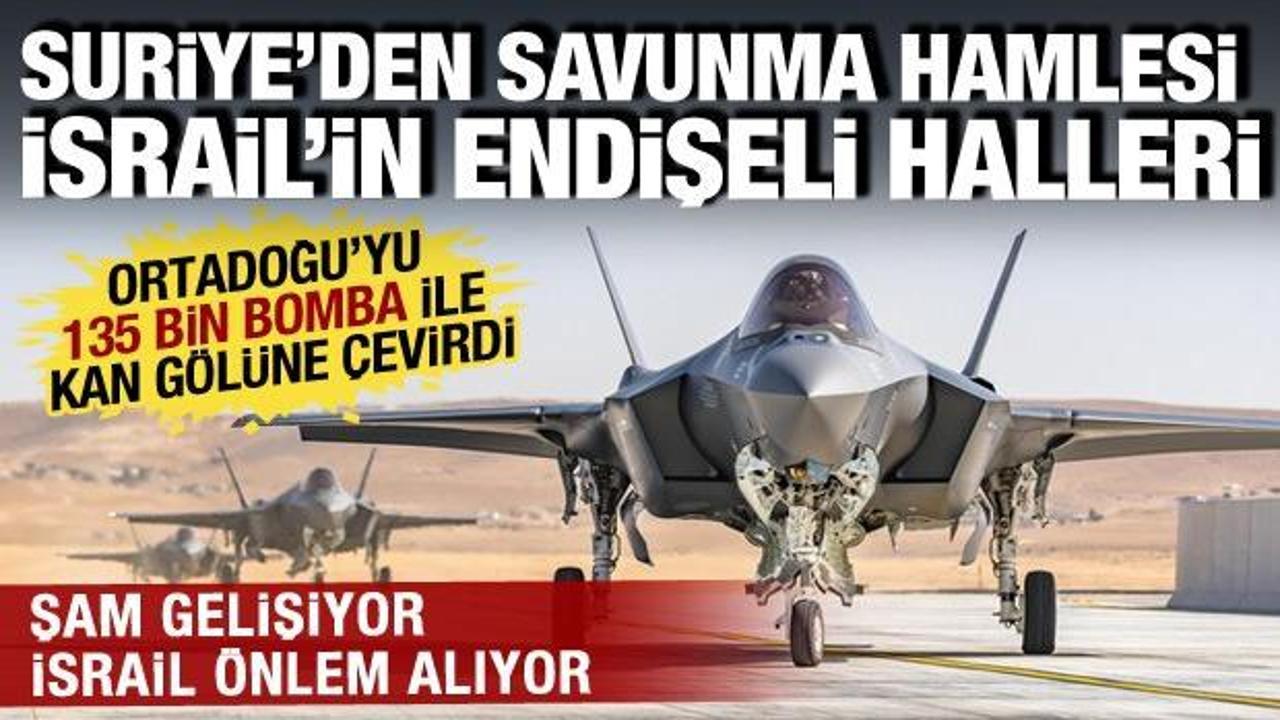 Tam 135 bin bomba atıldı! Suriye savunma sanayisini g&uuml;&ccedil;lendiriyor İsrail endişeleniyor