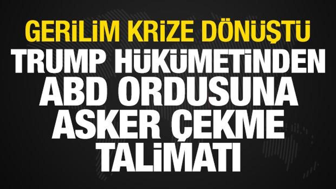 Trump h&uuml;k&uuml;metinden ABD ordusuna Almanya'dan asker &ccedil;ekme talimatı