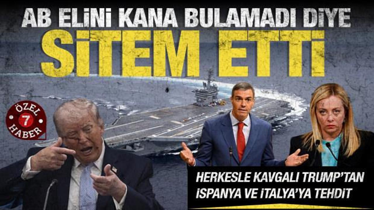 Trump'tan Avrupa'ya askeri muhtıra: İtalya ve İspanya'dan &ccedil;ekilme sinyali!