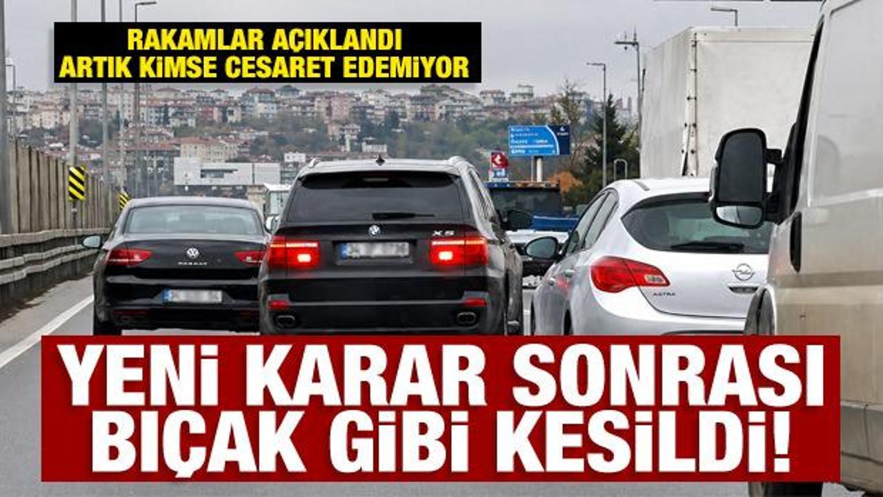 Yeni trafik cezaları makas gibi kesti: Magandalar artık cesaret edemiyor