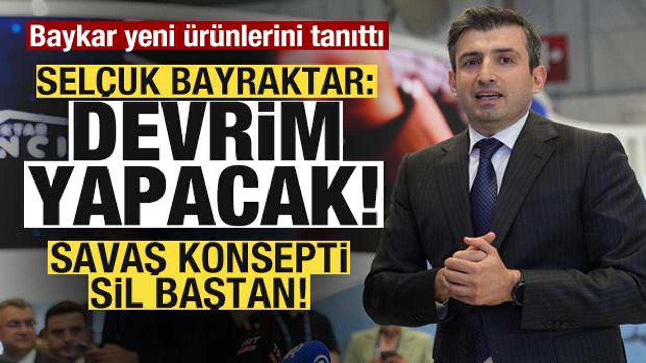 Baykar yeni &uuml;r&uuml;nlerini tanıttı Savaş konsepti sil baştan! Sel&ccedil;uk Bayraktar: Devrim yapacak