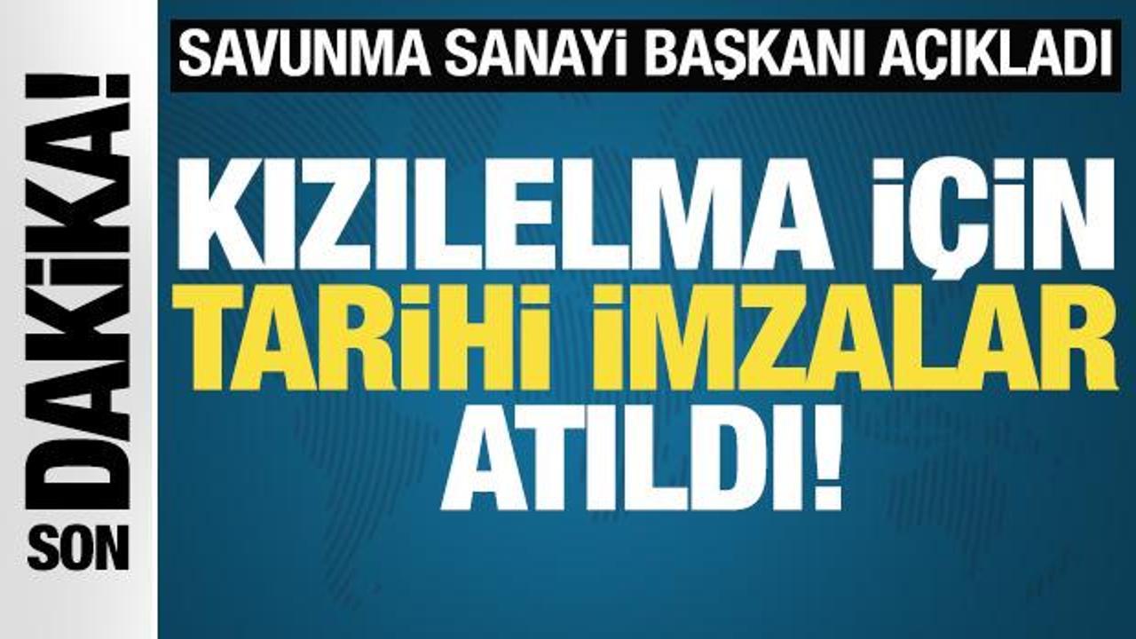 BAYKAR'dan tarihi anlaşma! KIZILELMA i&ccedil;in imzalar atıldı