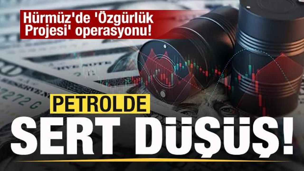 H&uuml;rm&uuml;z'de '&Ouml;zg&uuml;rl&uuml;k Projesi' operasyonu! Petrolde sert d&uuml;ş&uuml;ş! 