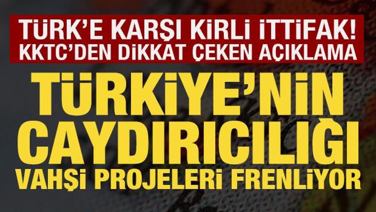 KKTC Dışişleri Bakanı Tahsin Ertuğruloğlu, T&uuml;rk&rsquo;e karşı kirli ittifaka dikkat &ccedil;ekti