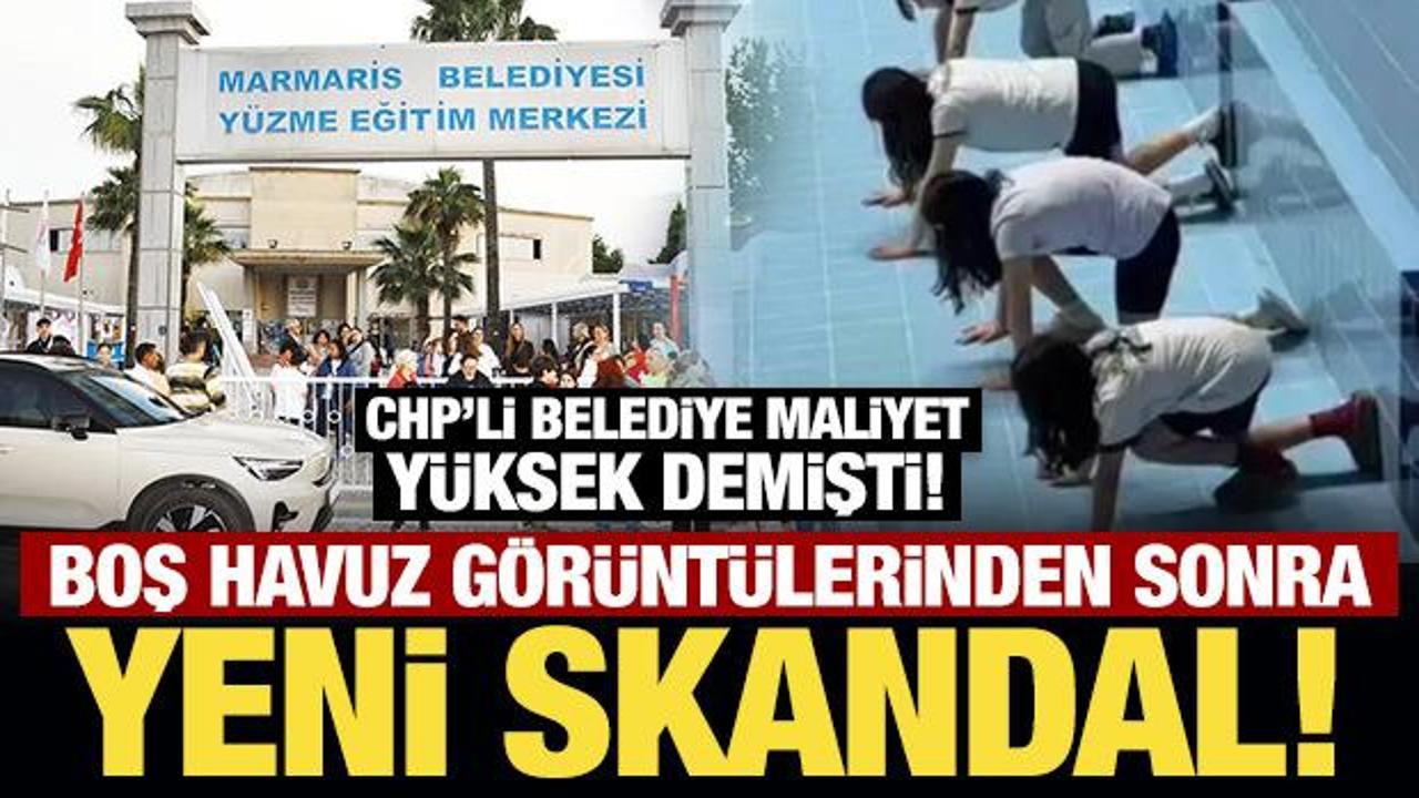 Marmaris'te boş havuz g&ouml;r&uuml;nt&uuml;lerinden sonra yeni skandal! Milli gurur bagajda