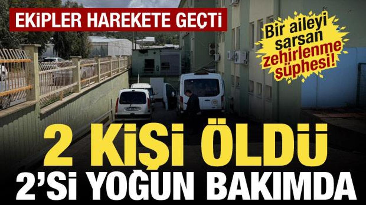 Mersin'de zehirlenme ş&uuml;phesi! 2 kardeş &ouml;ld&uuml;, anne ve baba yoğun bakımda
