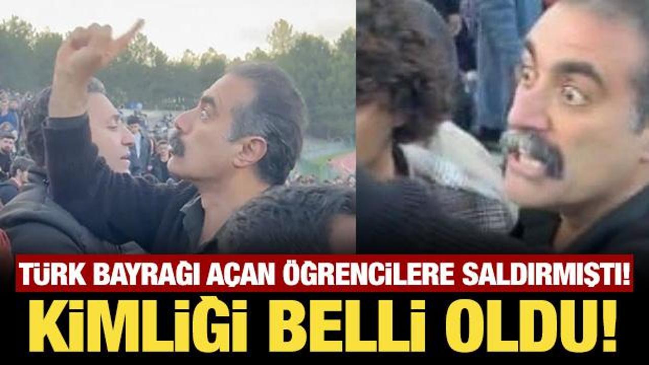 ODT&Uuml;'de T&uuml;rk bayrağı a&ccedil;an &ouml;ğrencilere saldıranın kimliği belli oldu!