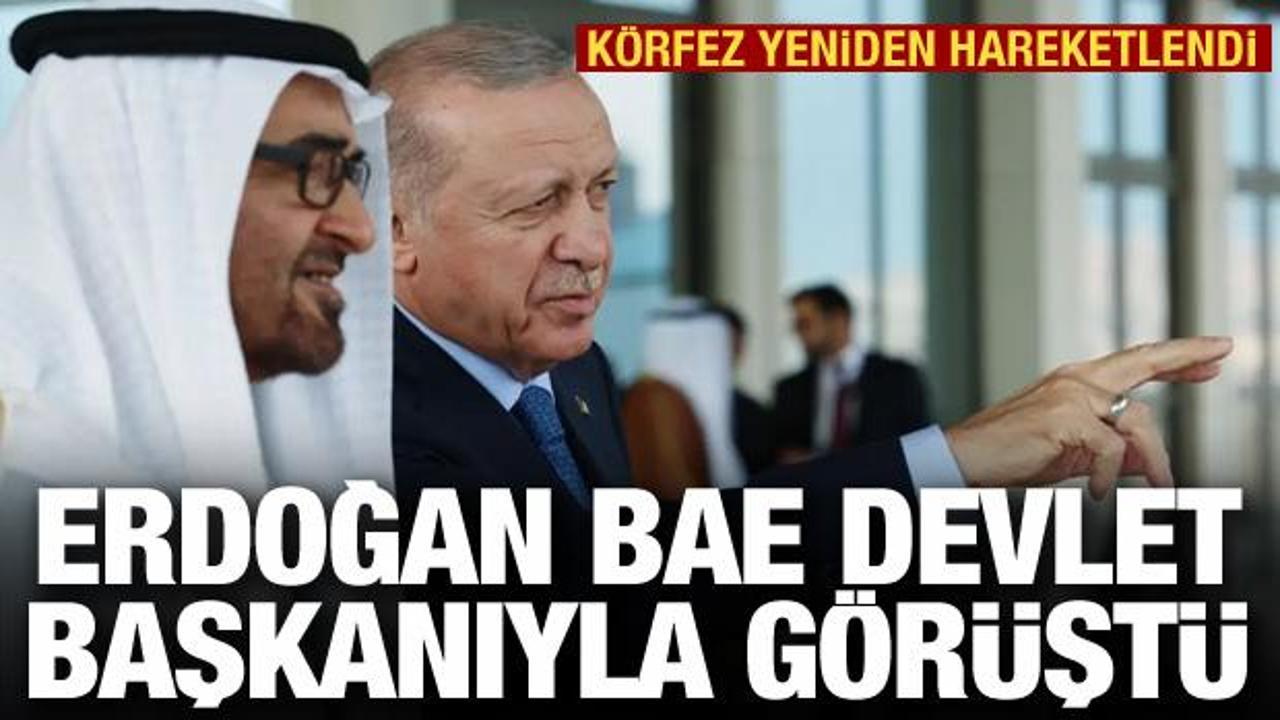 Son dakika: Erdoğan BAE Devlet Başkanıyla g&ouml;r&uuml;şt&uuml;