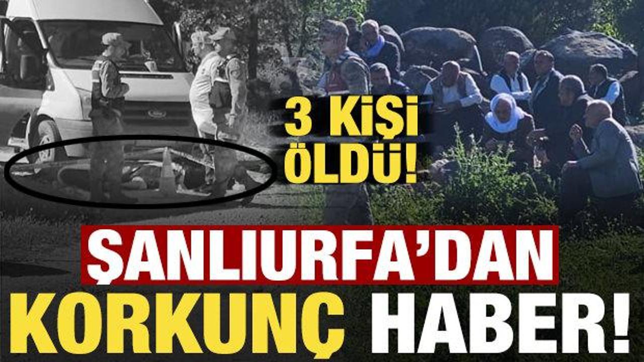 Son dakika: Şanlıurfa'da korkun&ccedil; olay! 3 kişi hayatını kaybetti...