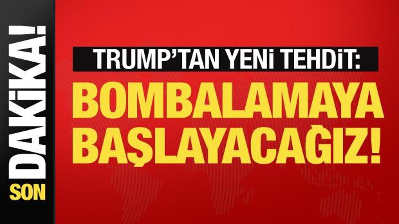Trump: Anlaşma olursa Destansı &Ouml;fke bitecek