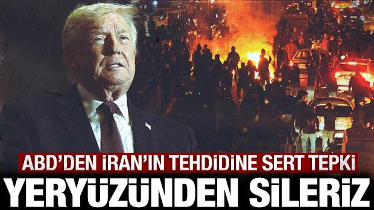 Trump'tan İran'a &ccedil;ok sert tepki: Yery&uuml;z&uuml;nden sileriz