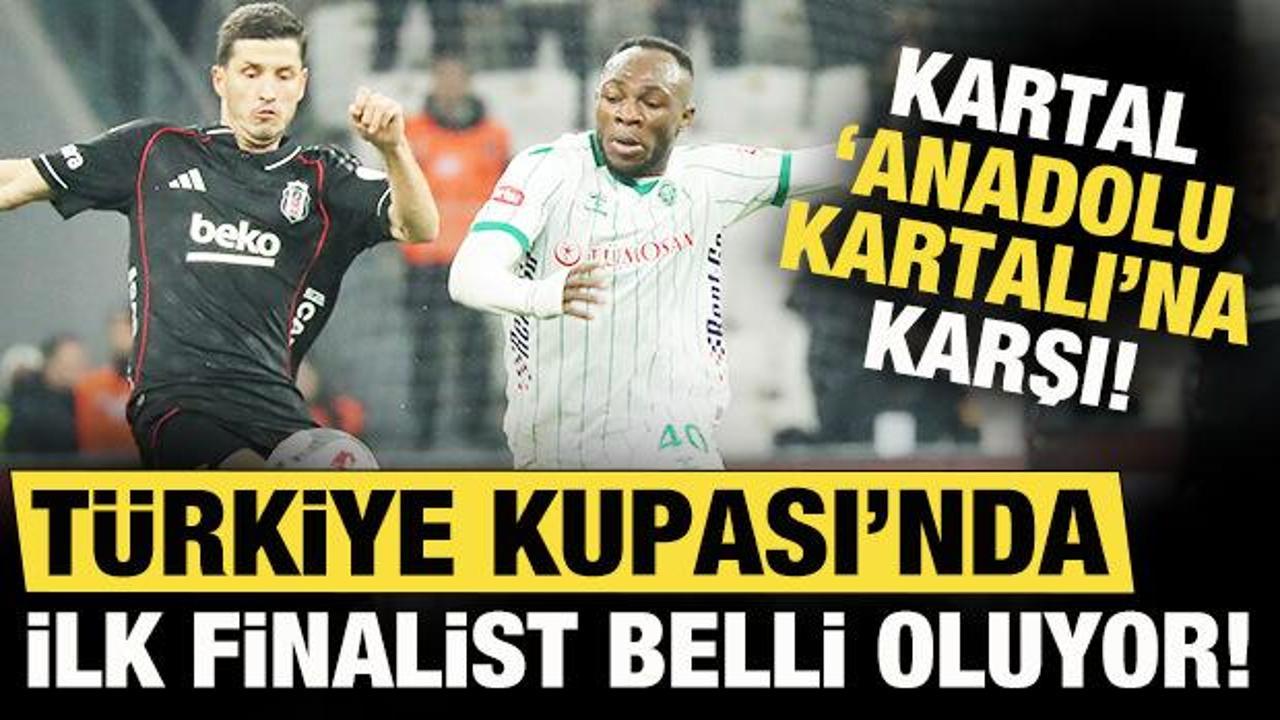 T&uuml;rkiye Kupası'nda ilk finalist belli oluyor! Beşiktaş-Konyaspor: Muhtemel 11'ler