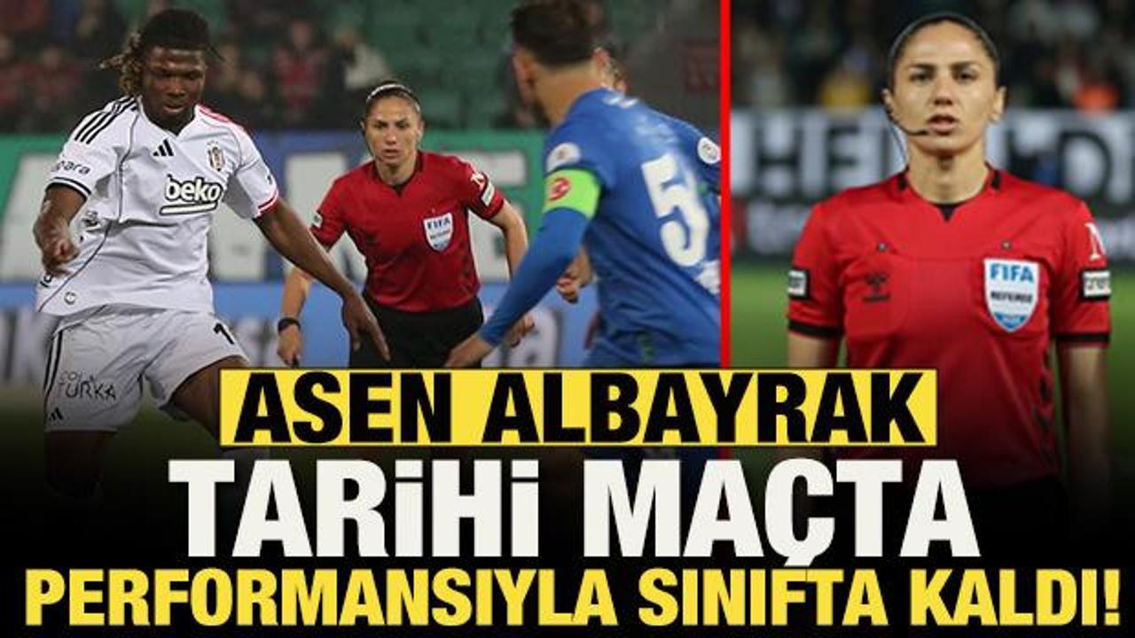 Asen Albayrak tarihi &Ccedil;aykur Rizespor-Beşiktaş ma&ccedil;ındaki performansıyla sınıfta kaldı!