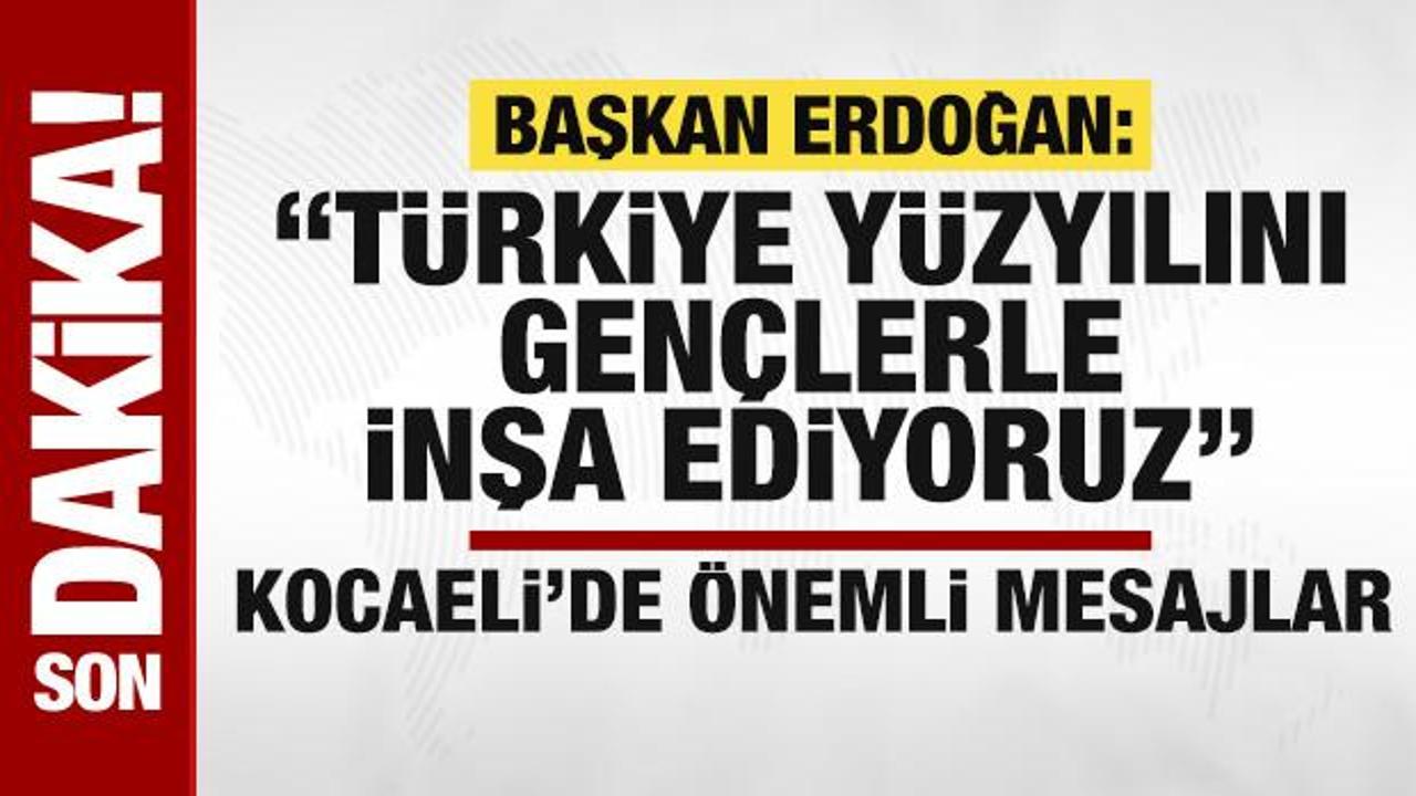 Başkan Erdoğan'dan gen&ccedil;lere ter&ouml;rs&uuml;z T&uuml;rkiye ve aydınlık gelecek mesajı