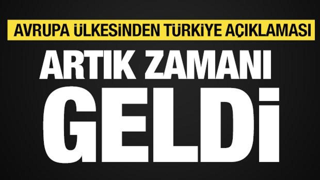 Belçika’dan Türkiye açıklaması: Artık zamanı geldi