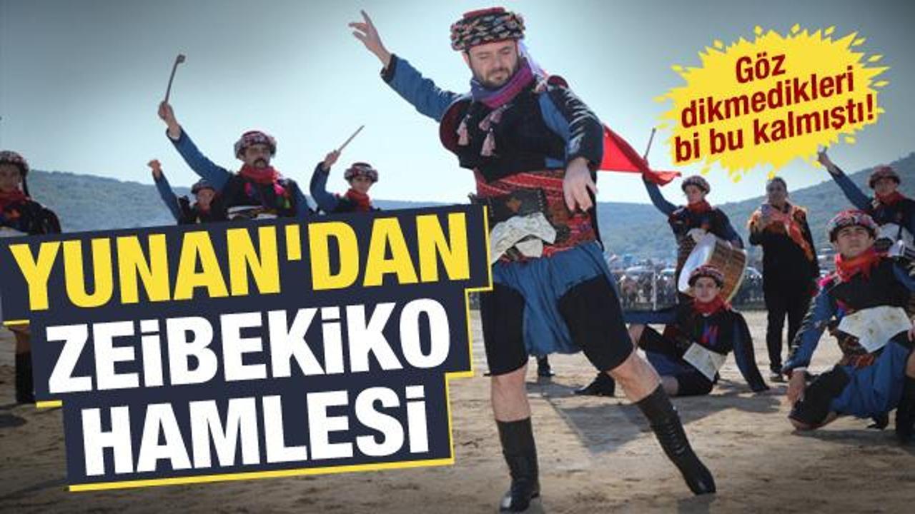 Bu kez de zeybeğe g&ouml;z diktiler! Yunanistan&rsquo;daki etkinlik tepki &ccedil;ekti