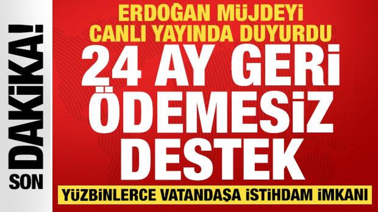 Erdoğan'dan &ccedil;ift&ccedil;ilere m&uuml;jde: '10 milyon dolara kadar finansman desteği sağlayacağız'