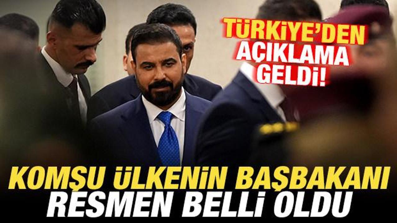 Irak’ın yeni Başbakanı resmen belli oldu! Türkiye’den son dakika açıklaması