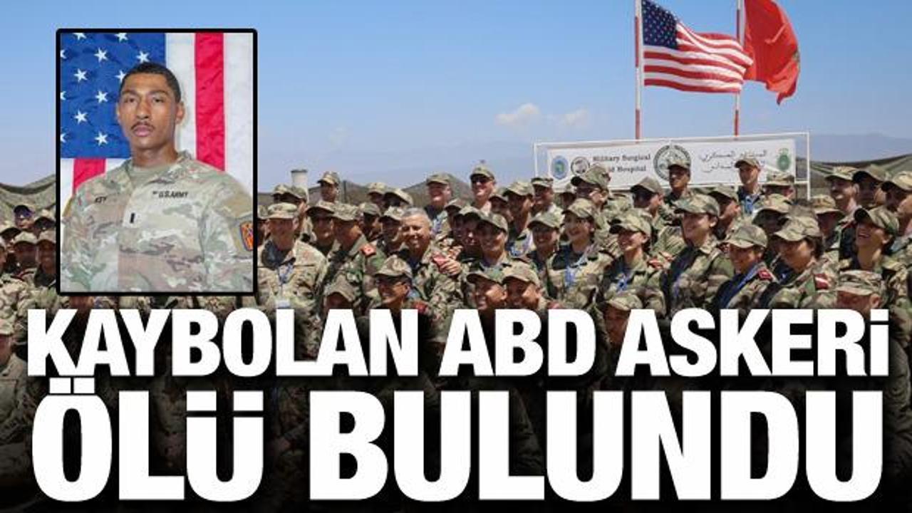 Kaybolan ABD askerinin cansız bedenine ulaşıldı