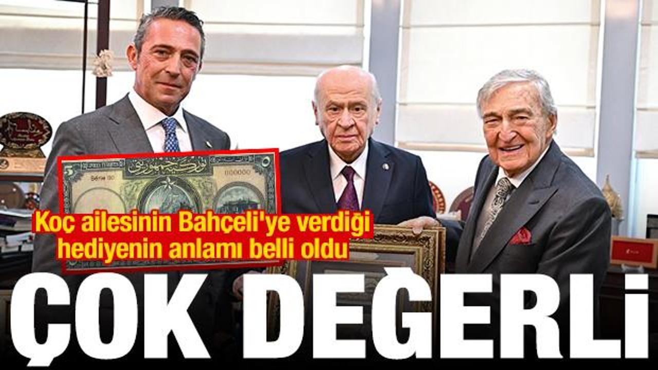 Ko&ccedil; ailesinin Bah&ccedil;eli'ye verdiği hediyenin anlamı belli oldu