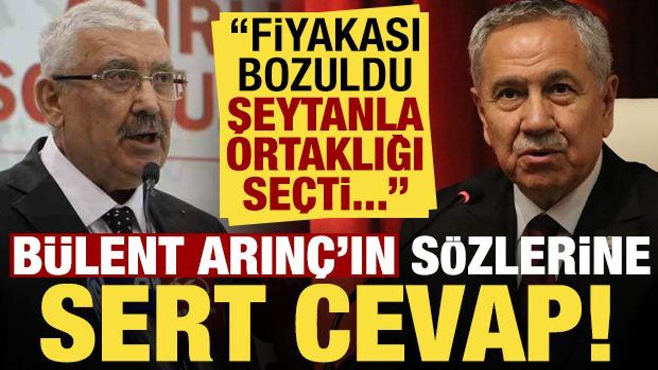 MHP'li Semih Yal&ccedil;ın'dan B&uuml;lent Arın&ccedil;'a sert cevap: Şeytanla ortaklığı se&ccedil;ti...