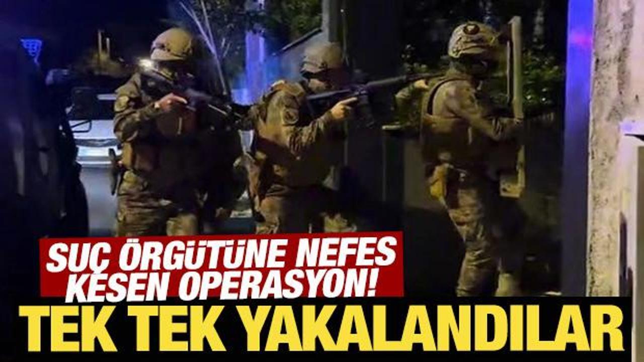 Son Dakika: İstanbul'da su&ccedil; &ouml;rg&uuml;t&uuml;ne nefes kesen operasyon! 16 ş&uuml;pheli yakalandı