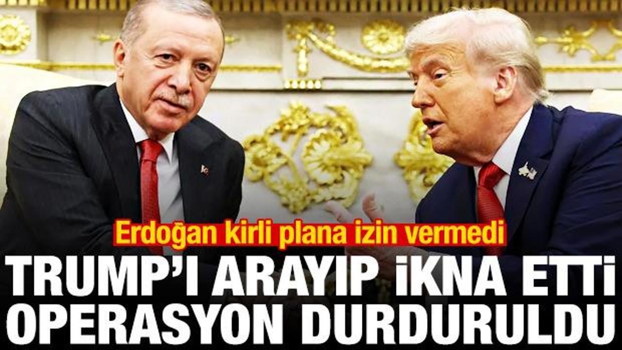 Trump’ı telefonda ikna etti: İran’a Kürt gruplarla müdahaleyi Erdoğan durdurdu