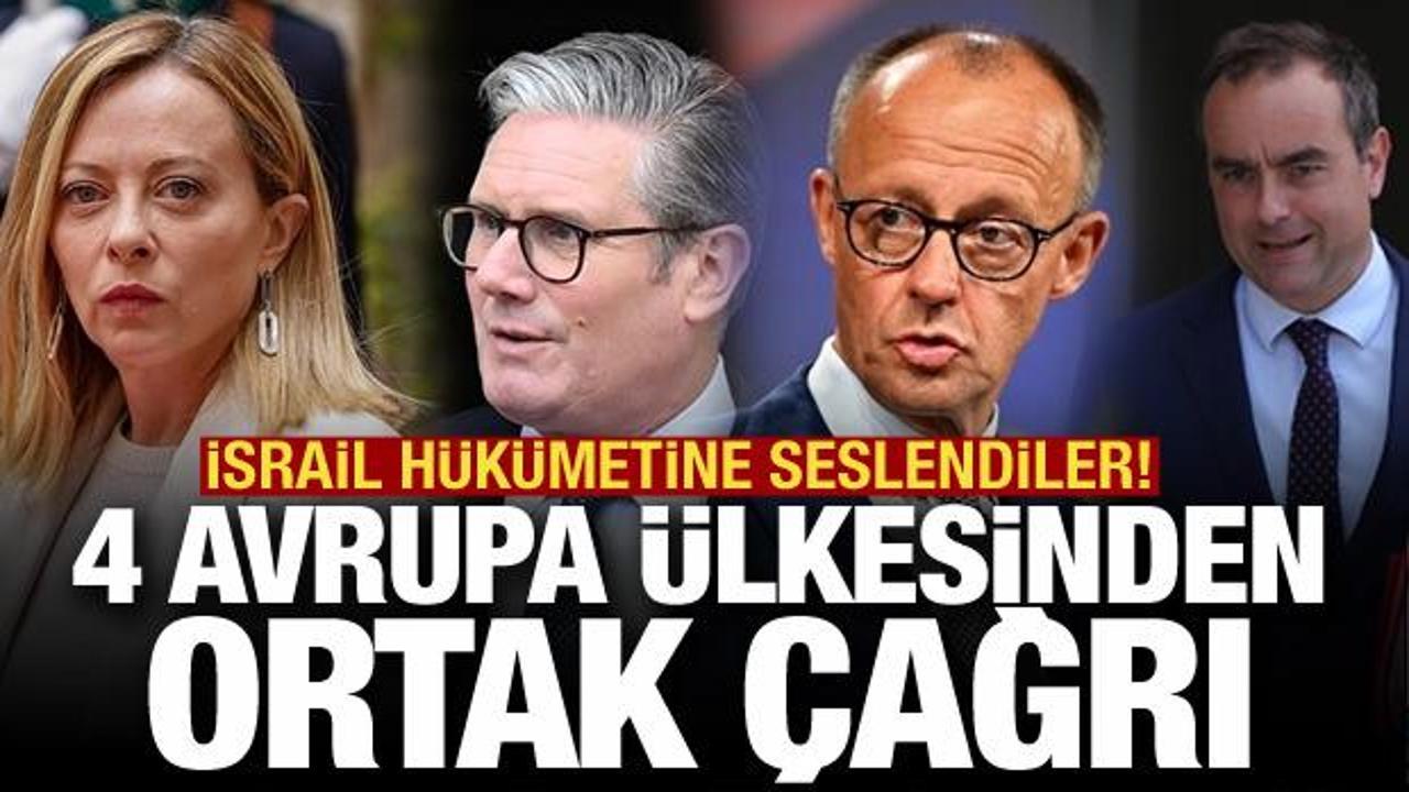 4 Avrupa &uuml;lkesinden Batı Şeria i&ccedil;in ortak a&ccedil;ıklama