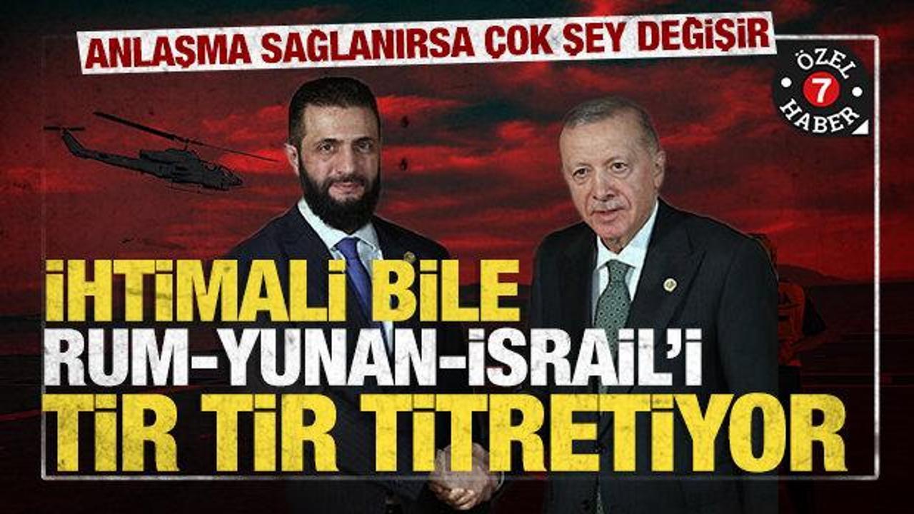 Anlaşma sağlanırsa &ccedil;ok şey değişir: İhtimali bile Rum-Yunan-İsrail'i tir tir titretiyor