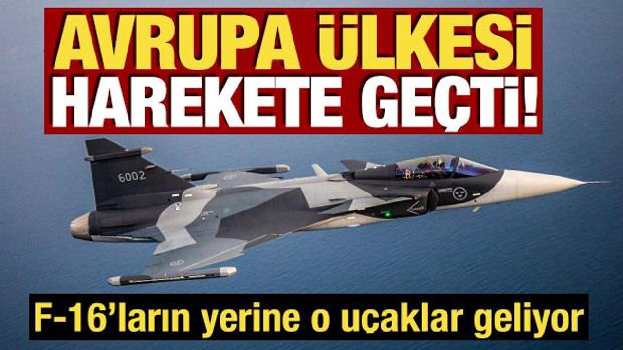 Avrupa &uuml;lkesi harekete ge&ccedil;ti! F-16'ların yerine o u&ccedil;aklar geliyor
