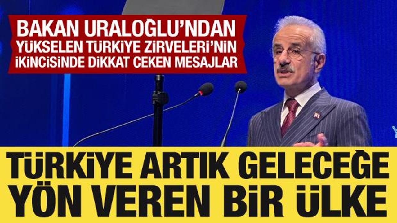 Bakan Uraloğlu'ndan 'Y&uuml;kselen T&uuml;rkiye Zirveleri'nde 5G ve yapay zeka a&ccedil;ıklaması