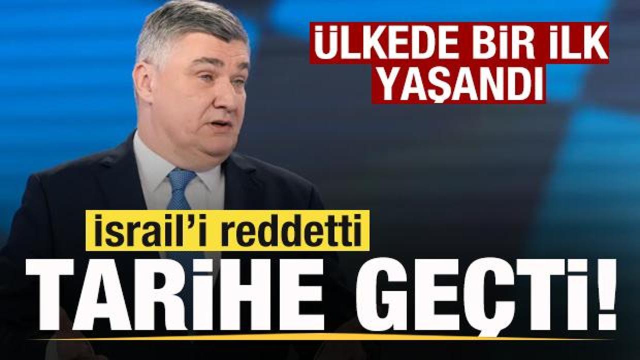 Bir &uuml;lkeden daha İşgalci İsrail'e şok! B&uuml;y&uuml;kel&ccedil;i atamasını reddetti, tarihe ge&ccedil;ti