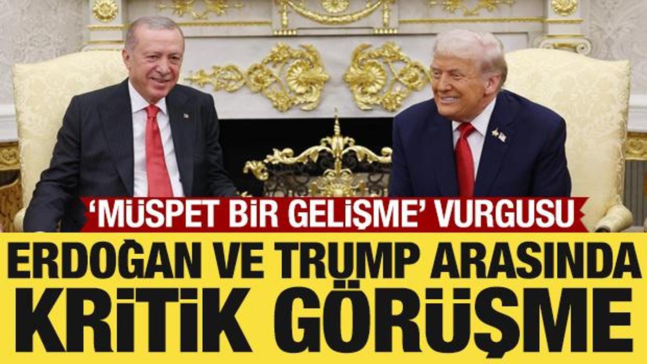 Cumhurbaşkanı Erdoğan, ABD Başkanı Trump ile g&ouml;r&uuml;şt&uuml;
