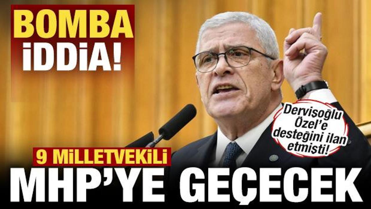 Dervişoğlu desteğini ilan etmişti! Bomba İYİ Parti iddiası! 9 milletvekili MHP’ye geçecek