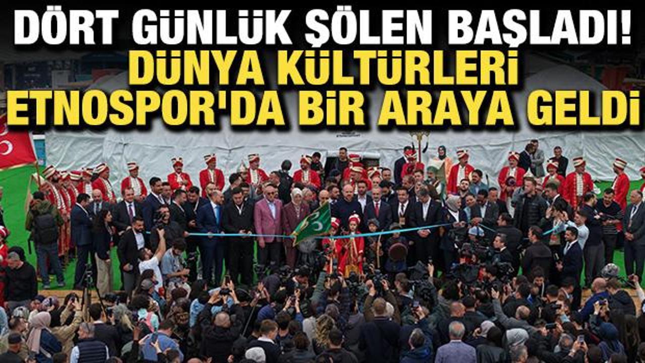 D&ouml;rt g&uuml;nl&uuml;k ş&ouml;len başladı! D&uuml;nya k&uuml;lt&uuml;rleri Etnospor'da bir araya geldi