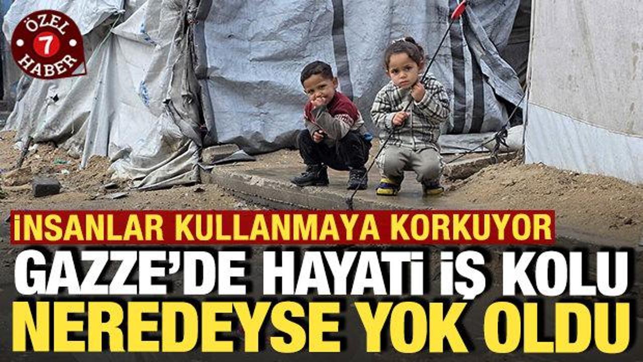 Gazze'de hayati iş kolu neredeyse yok oldu: İnsanlar kullanmaya korkuyor
