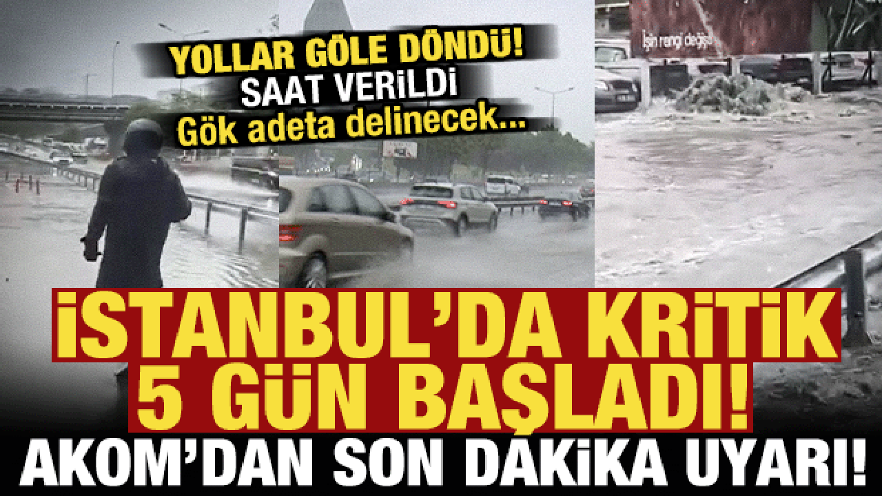 İstanbul i&ccedil;in son dakika uyarısı: Saat verildi! G&uuml;nler s&uuml;recek, şimdiden yollar g&ouml;le d&ouml;nd&uuml;