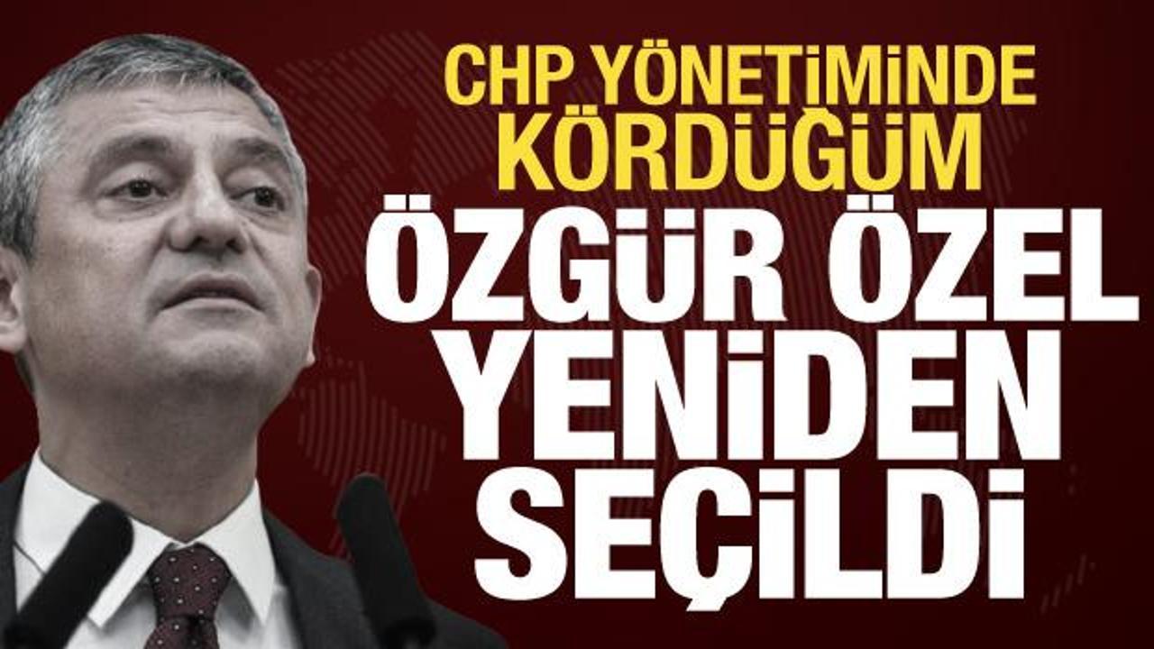 Kapalı toplantıda karar &ccedil;ıktı: &Ouml;zg&uuml;r &Ouml;zel yeniden se&ccedil;ildi