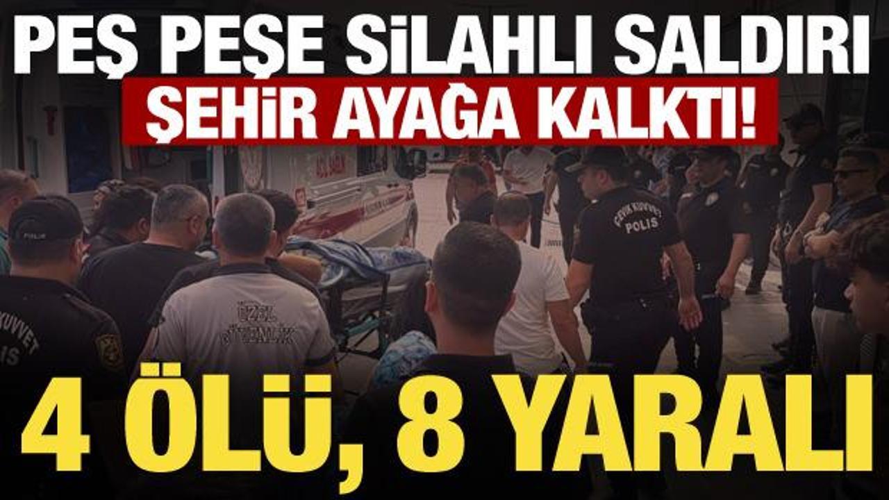 Mersin'de silahlı saldırı! Farklı noktalarda ateş a&ccedil;tı: 4 &ouml;l&uuml;, 8 yaralı