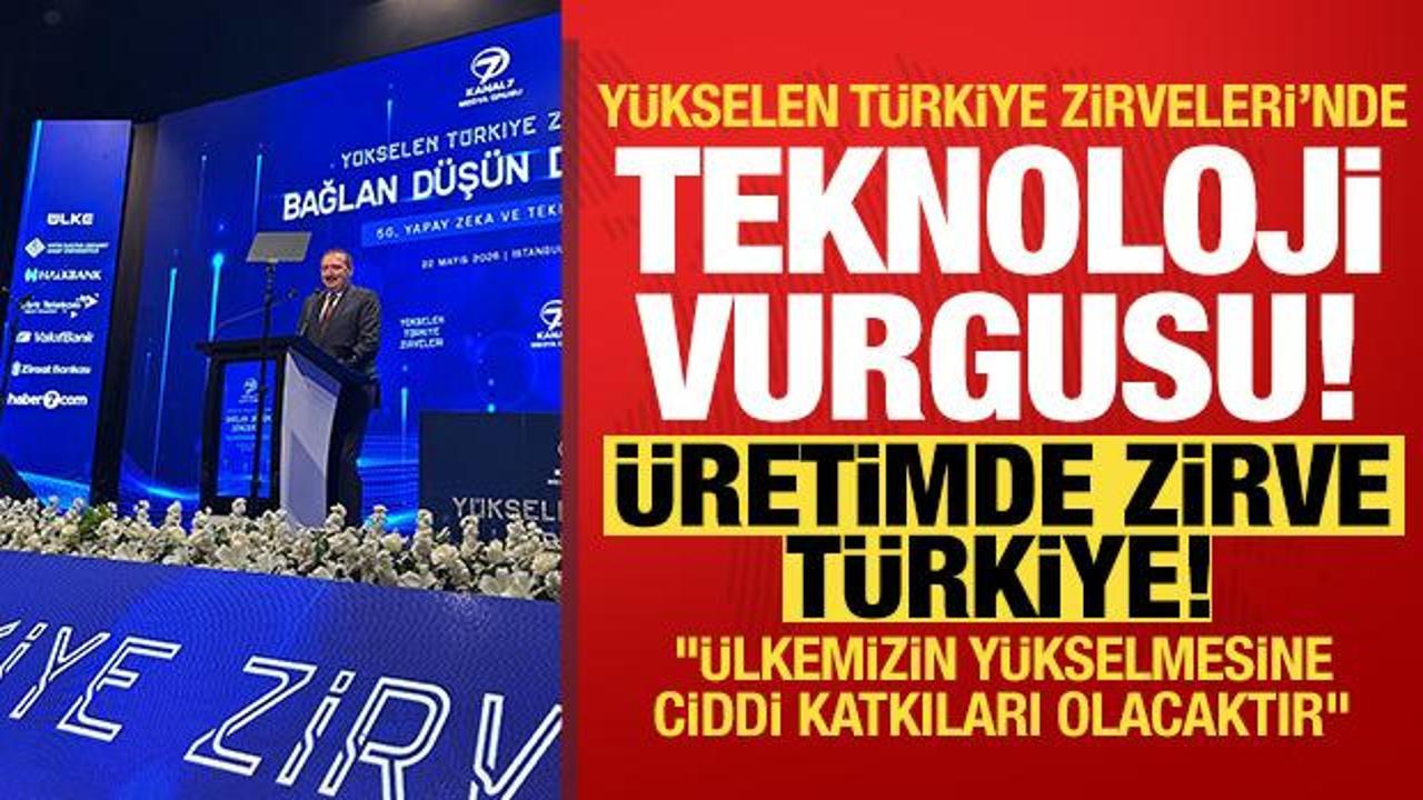 Mevl&uuml;t Uysal: Teknolojiyi en iyi t&uuml;keten olmaktan &ouml;te &uuml;retimde en &ouml;nde olmalıyız