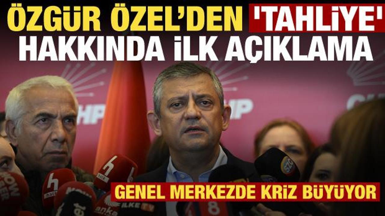 &Ouml;zg&uuml;r &Ouml;zel&rsquo;den 'tahliye' hakkında ilk a&ccedil;ıklama: Mafyatik tiplerle geldiler!
