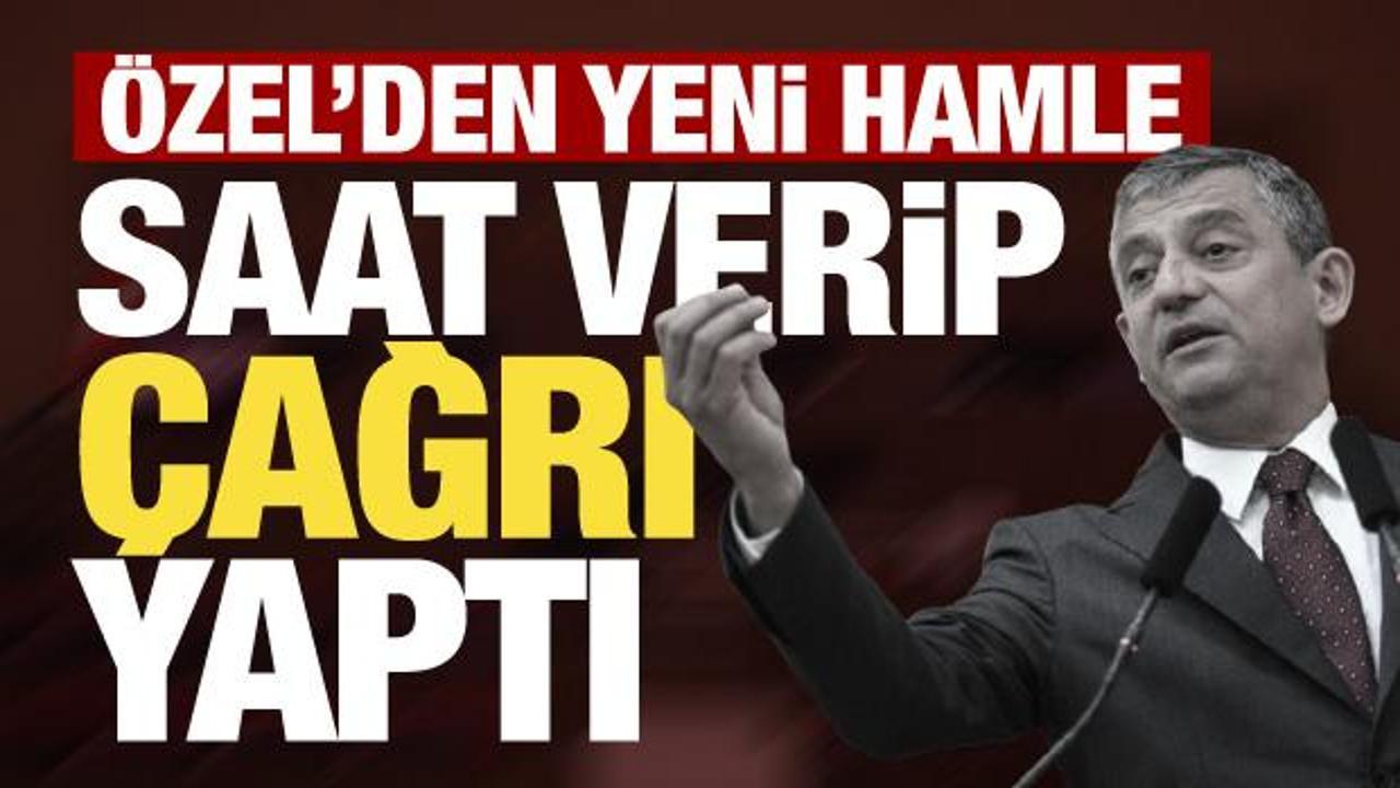&Ouml;zg&uuml;r &Ouml;zel&rsquo;den yeni hamle! Saat verip &ccedil;ağrı yaptı: Direnmeye davet ediyorum