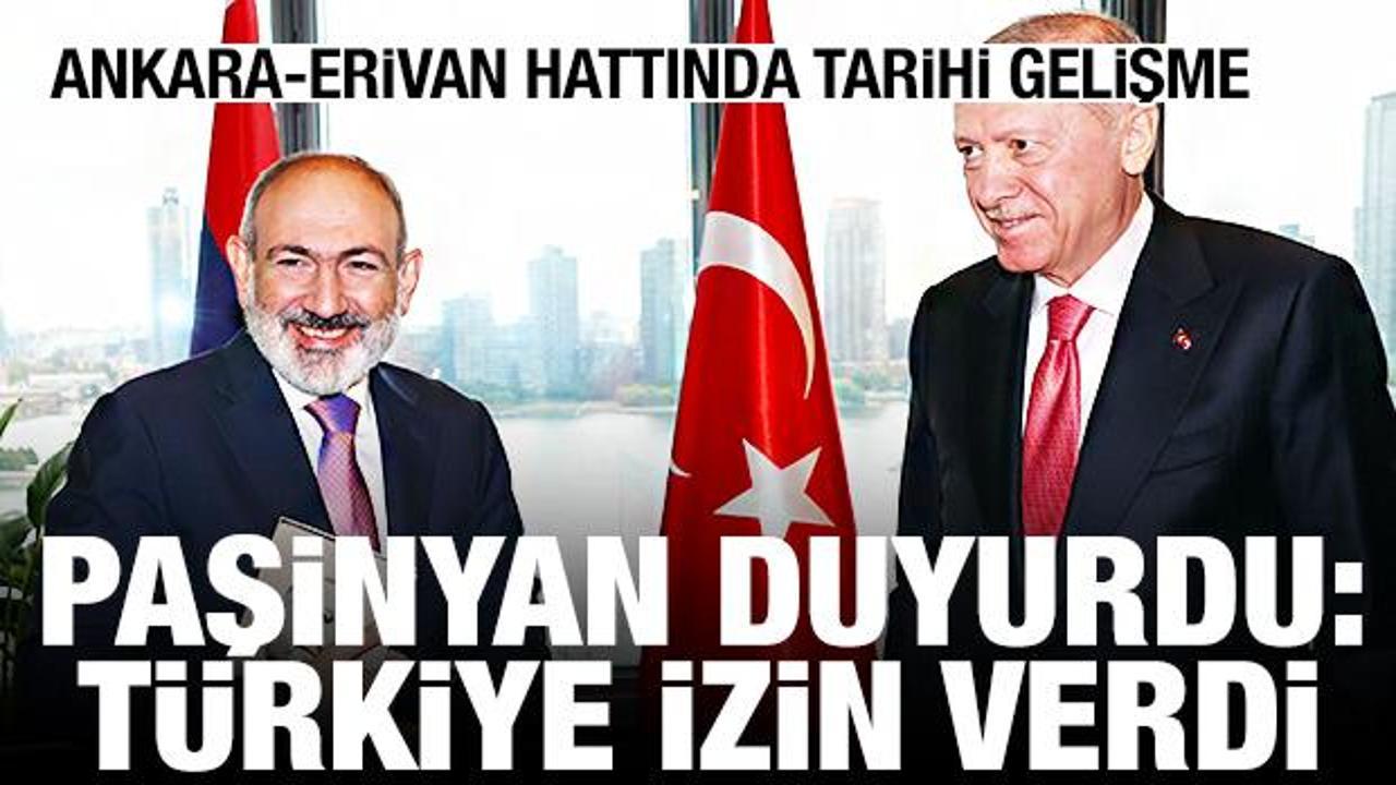 Paşinyan duyurdu: T&uuml;rkiye demiryolu bağlantısını bize a&ccedil;tı