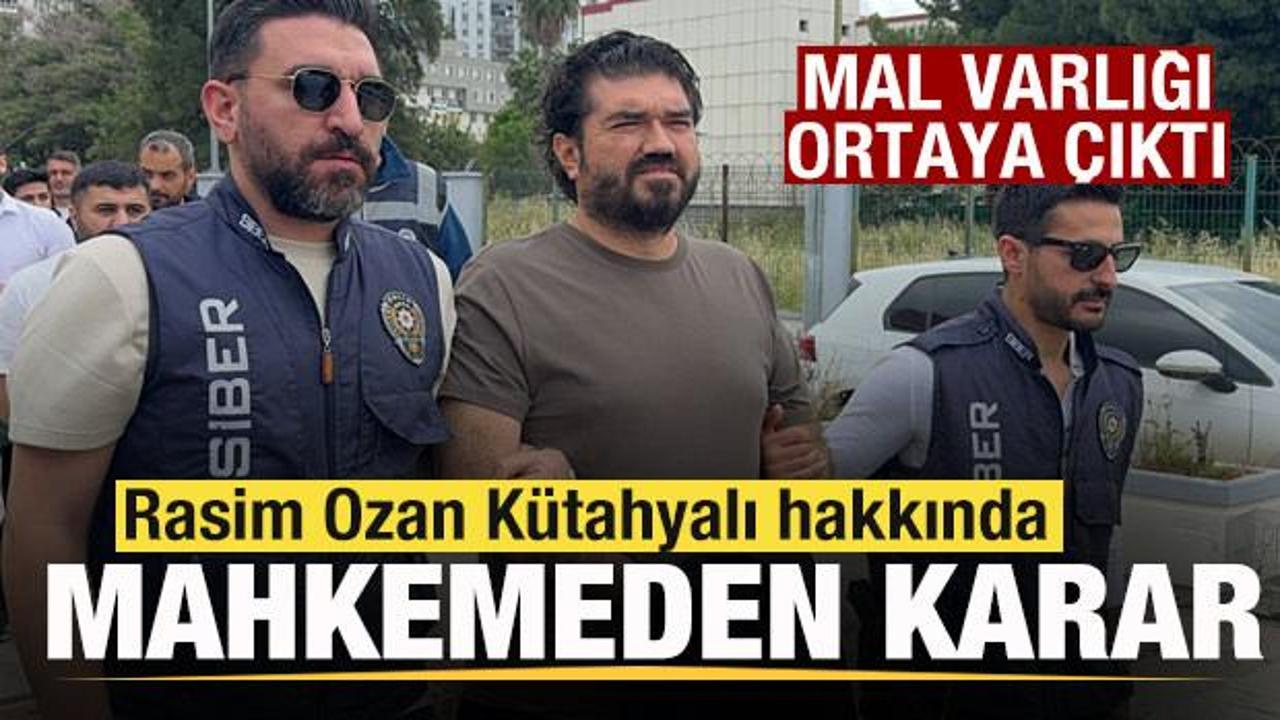 Rasim Ozan K&uuml;tahyalı hakkında mahkemeden karar! Mal varlığı ortaya &ccedil;ıktı
