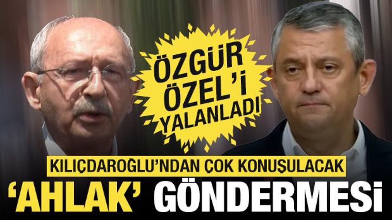 Son dakika: Kılı&ccedil;daroğlu: Partide ahlaki değerleri d&uuml;zeltmemiz lazım
