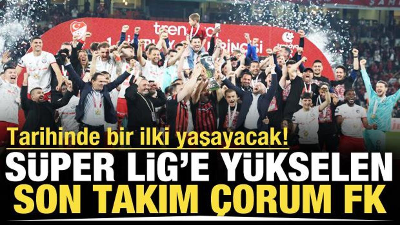 S&uuml;per Lig'e y&uuml;kselen son takım &Ccedil;orum FK oldu!