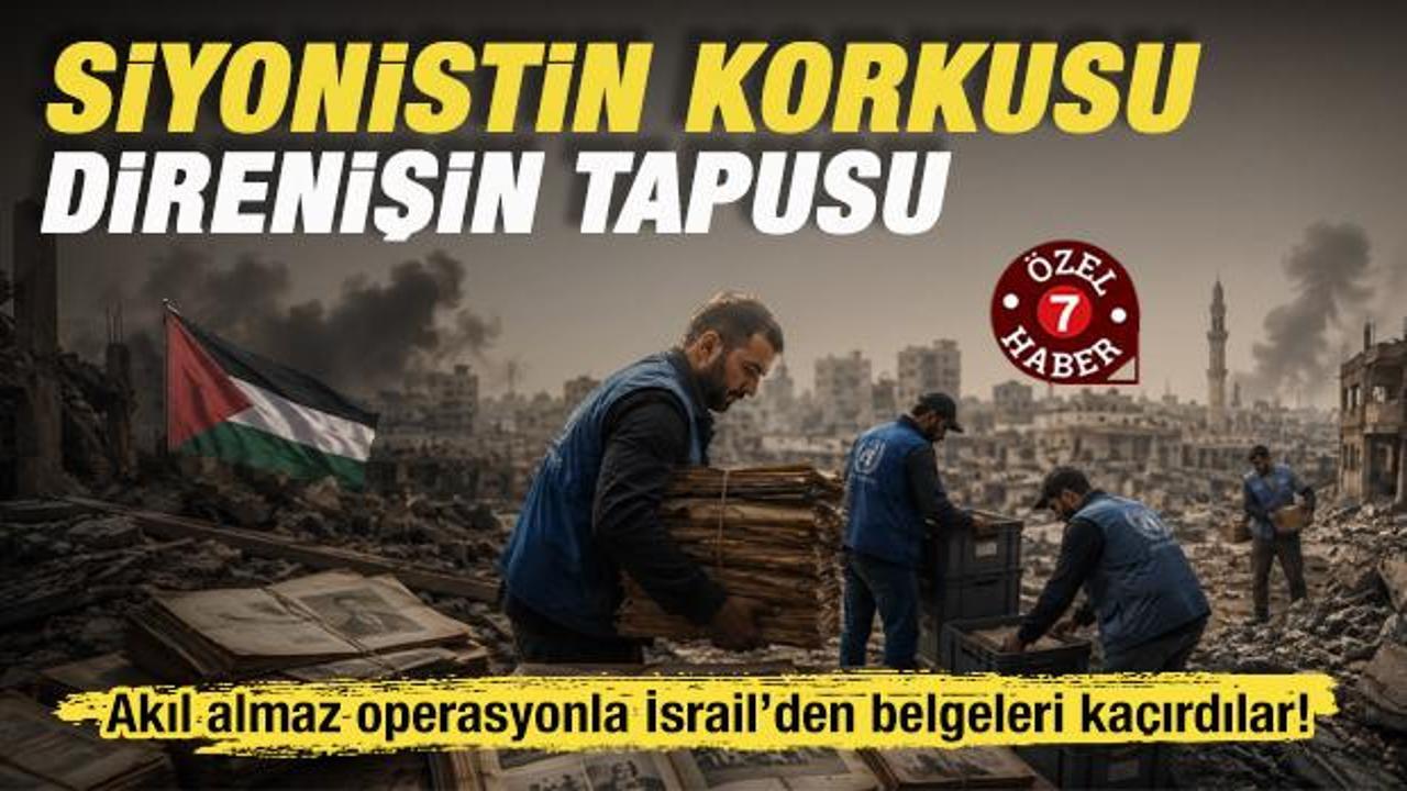 Tarihi kurtarma operasyonu: Filistin'in hafızası İsrail'in elinden b&ouml;yle ka&ccedil;ırıldı
