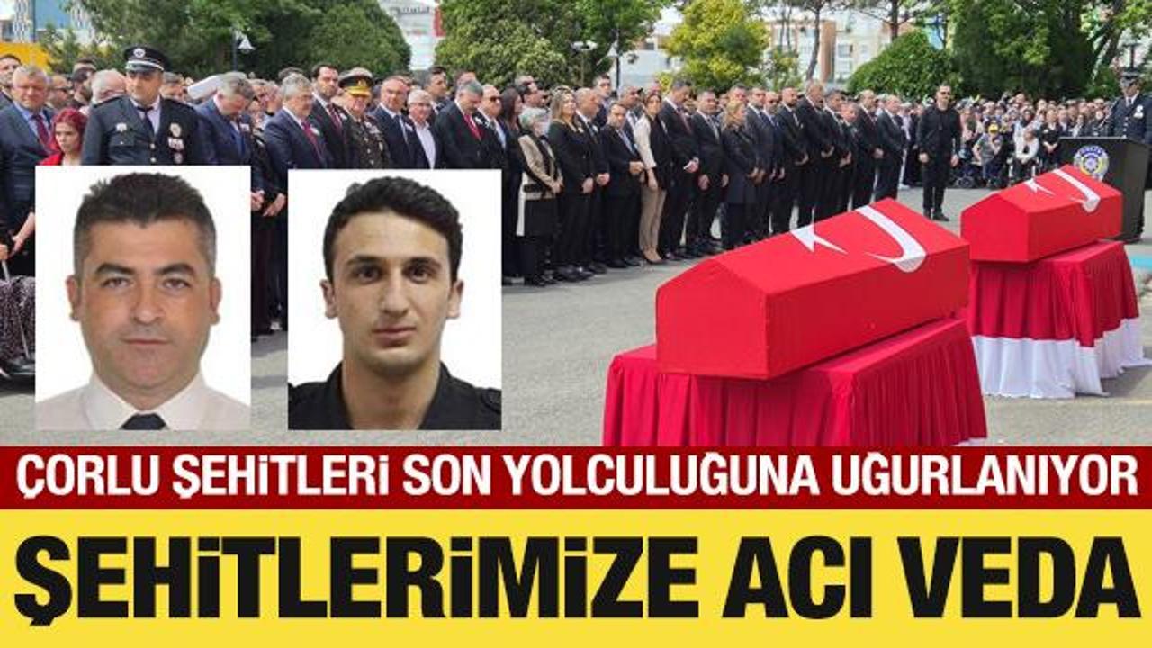 Tekirdağ şehitleri son yolculuğuna uğurlanıyor: Erdoğan'dan taziye mesajı