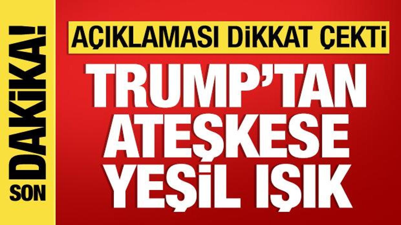 Trump’tan İran mesajı: İlişkilerimiz verimli hale geliyor