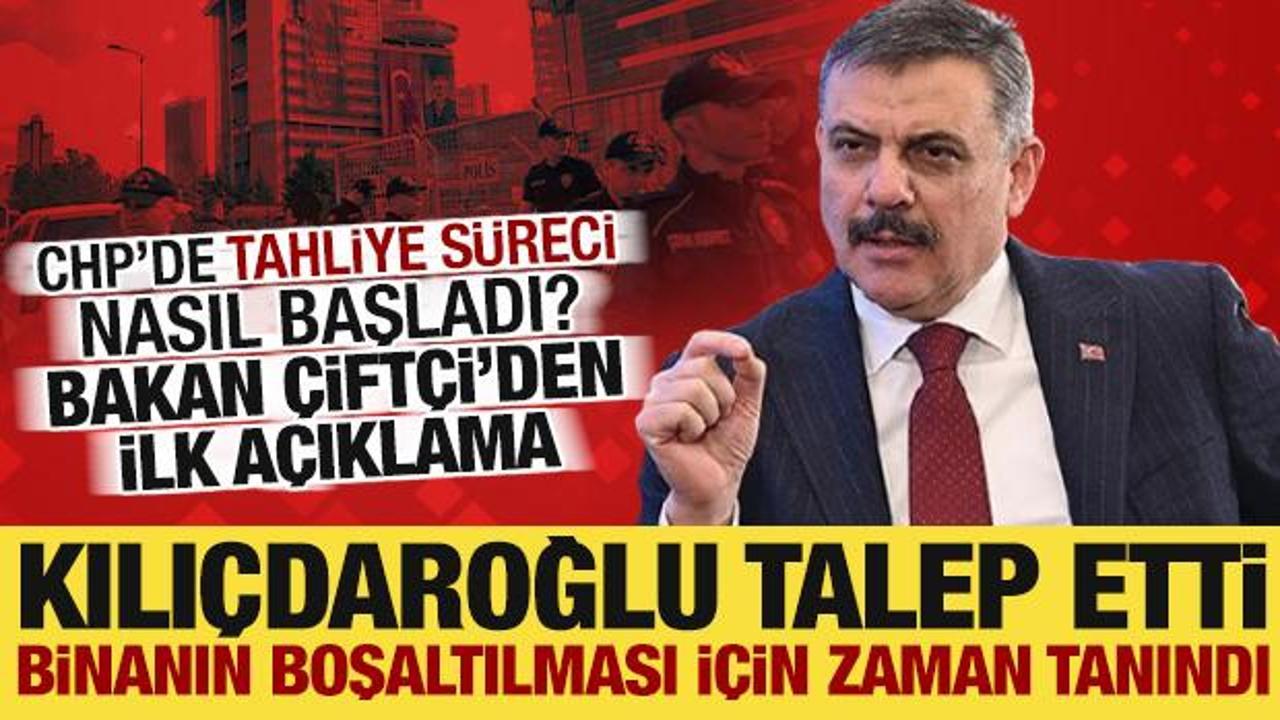 Bakan &Ccedil;ift&ccedil;i'den CHP a&ccedil;ıklaması: Kılı&ccedil;daroğlu y&ouml;netimi talep etti, polisler m&uuml;dahale etti!